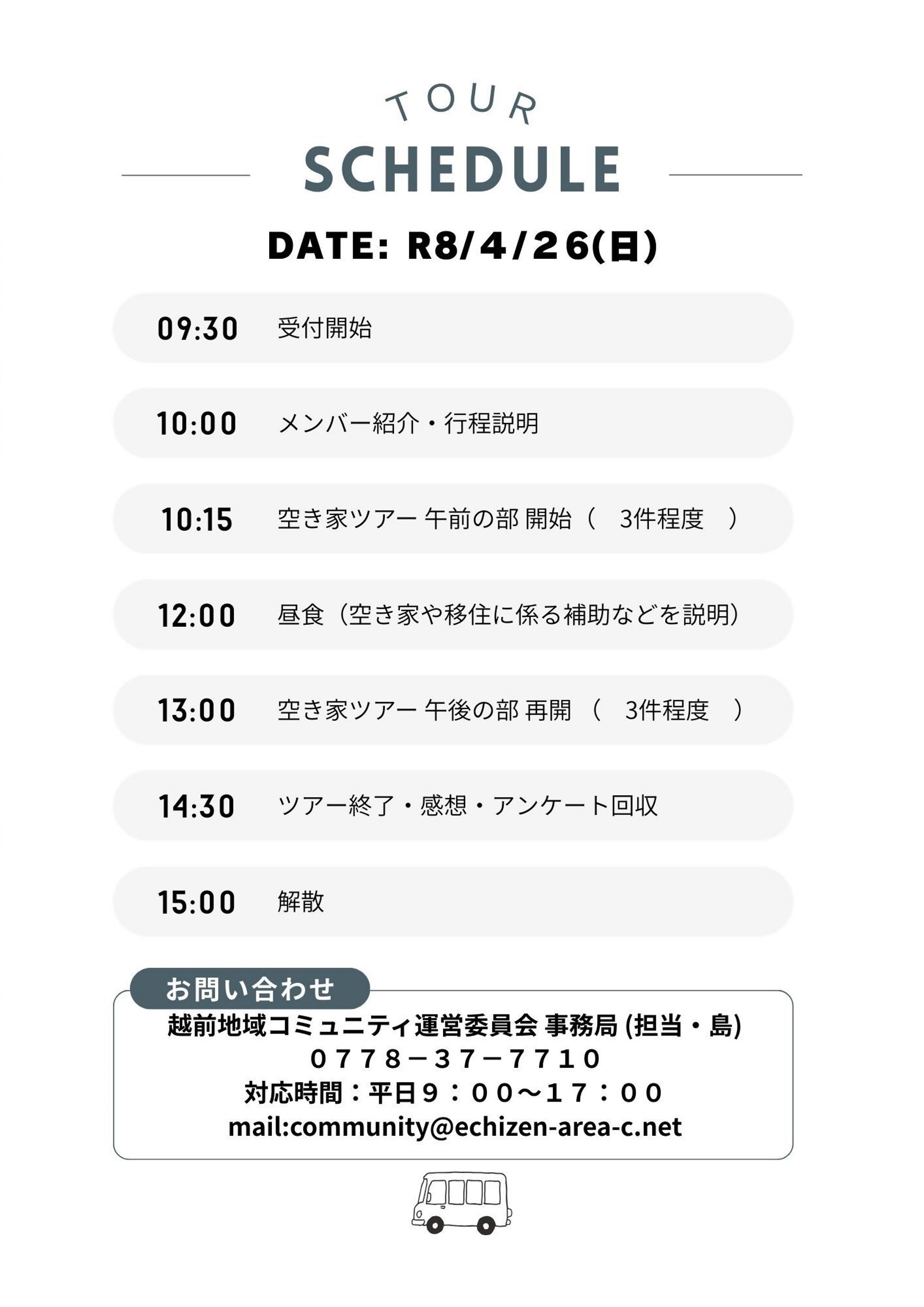 空き家マッチングツアーチラシ裏